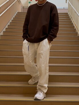 「AMINA COLLECTION（アミナコレクション）のアイテム」を使った、ekoyo0911さん（メンズ・166cm）の冬コーディネート