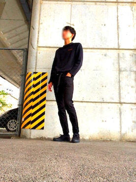 「SWAGGER（スワッガー）のアイテム（スウェット）」を使った、あーたさん（メンズ・184cm）の秋コーディネート