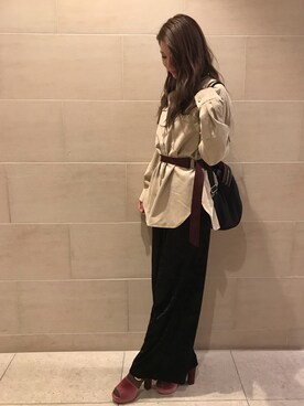 Ⓜ︎ih♡ さん(レディース・158cm)の秋コーディネート