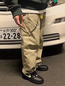 「Carhartt WIP（カーハートダブリューアイピー）のアイテム（その他トップス）」を使った、たくさん（メンズ・168cm）の冬コーディネート
