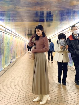 エイさん(レディース・153cm)の冬コーディネート