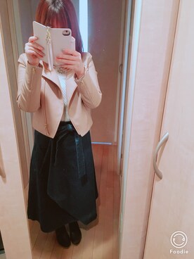 「ミーア」｜「アイテム（ジャケット/アウター）」を使った、ayapyさん（レディース・155cm）の冬コーディネート