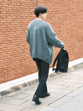 「endevice（エンデヴァイス）のアイテム（シューズ）」を使った、KOMEI   さん（メンズ・171cm）の春コーディネート