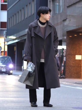 「endevice（エンデヴァイス）のアイテム（シューズ）」を使った、KOMEI   さん（メンズ・171cm）の春コーディネート