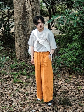 「TODAYFUL（トゥデイフル）のアイテム」を使った、KOMEI   さん（メンズ・171cm）の夏コーディネート