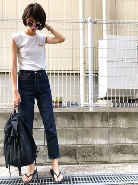 「Another Edition（アナザーエディション）のアイテム（アクセサリー）」を使った、maichinさん（レディース・178cm）の夏コーディネート