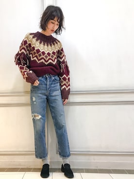 maichinさん（レディース・178cm）の秋コーディネート