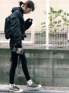 maichinさん（レディース・178cm）の冬コーディネート