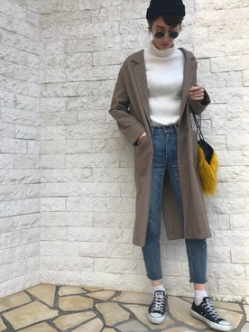 maichinさん（レディース・178cm）の冬コーディネート
