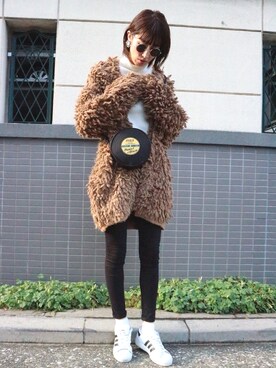 maichinさん（レディース・178cm）の冬コーディネート