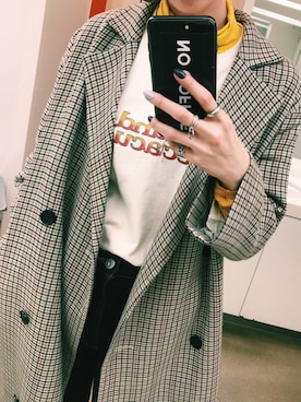 「ROXD（ロッド）のアイテム（アクセサリー）」を使った、maichinさん（レディース・178cm）の冬コーディネート