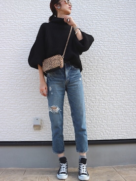 maichinさん（レディース・178cm）の冬コーディネート