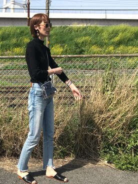 「ROXD（ロッド）のアイテム（アクセサリー）」を使った、maichinさん（レディース・178cm）の春コーディネート
