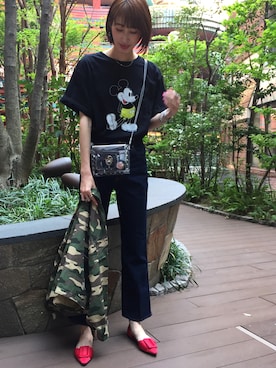 「Rodeo Crowns（ロデオクラウンズ）のアイテム」を使った、maichinさん（レディース・178cm）の春コーディネート