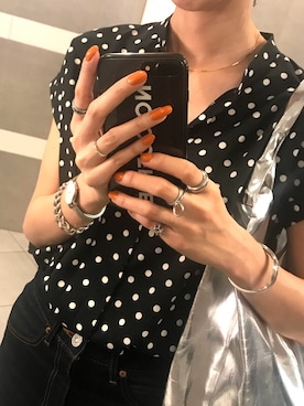 「ROXD（ロッド）のアイテム（アクセサリー）」を使った、maichinさん（レディース・178cm）の春コーディネート