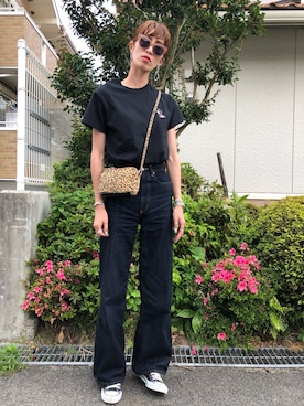 「ROXD（ロッド）のアイテム（アクセサリー）」を使った、maichinさん（レディース・178cm）の春コーディネート