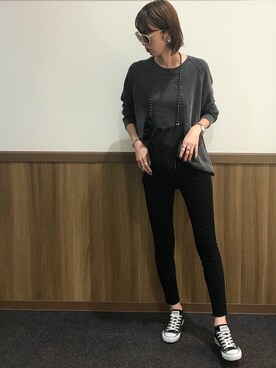 「ZIP FIVE（ジップファイブ）のアイテム」を使った、maichinさん（レディース・178cm）の秋コーディネート