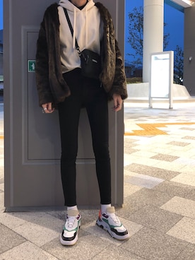 maichinさん(レディース・178cm)の冬コーディネート
