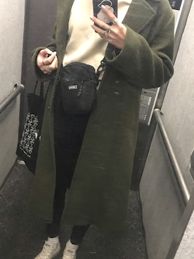 「CONVERSE TOKYO（コンバーストウキョウ）のアイテム」を使った、maichinさん（レディース・178cm）の冬コーディネート