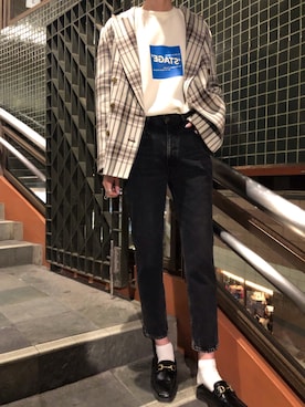 maichinさん（レディース・178cm）の冬コーディネート