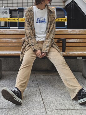 maichinさん（レディース・178cm）の秋コーディネート