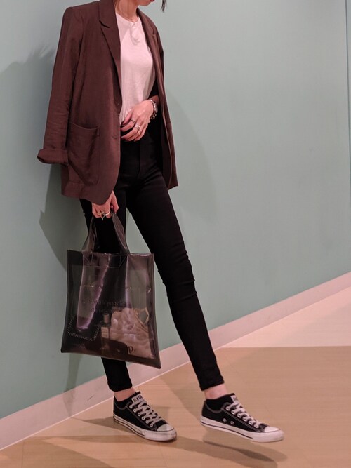 maichin����̃f�j���p���c�uHW Rebirth BLACK SKINNY�iL�j / �����O�T�C�Y�iMOUSSY�b�}�E�W�[�j�v���g�����R�[�f�B�l�[�g