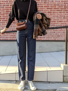 「ANT（アント）のアイテム」を使った、maichinさん（レディース・178cm）の冬コーディネート