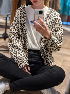 「MOUSSY（マウジー）のアイテム（その他アウター）」を使った、maichinさん（レディース・178cm）の冬コーディネート