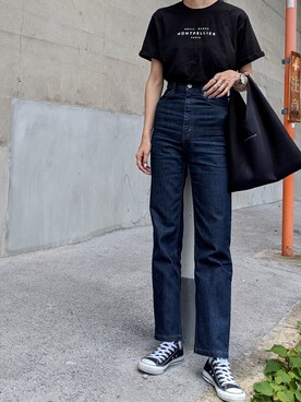 「Mos（モス）のアイテム」を使った、maichinさん（レディース・178cm）の春コーディネート