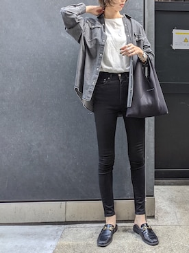 maichinさん（レディース・178cm）の秋コーディネート