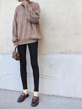 maichinさん（レディース・178cm）の秋コーディネート