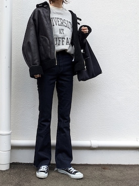 maichinさん（レディース・178cm）の冬コーディネート