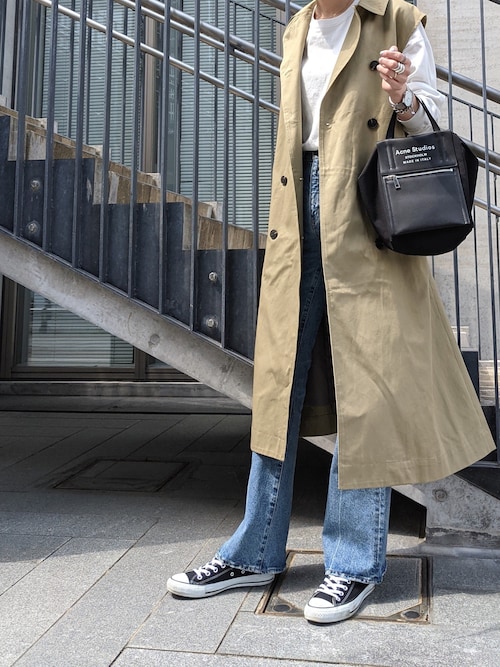 Maichin Moussyのトレンチコートを使ったコーディネート Wear