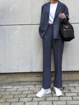 「MOUSSY（マウジー）のアイテム（その他アウター）」を使った、maichinさん（レディース・178cm）の春コーディネート