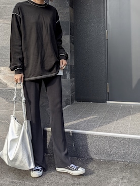 「chuu（チュー）のアイテム」を使った、maichinさん（レディース・178cm）の春コーディネート