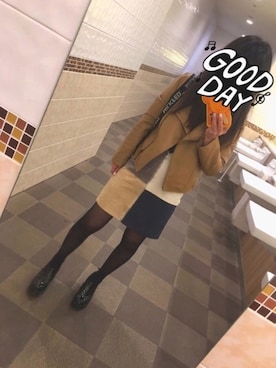 「CECIL McBEE（セシルマクビー）のアイテム（ライダースジャケット）」を使った、sakako.*･ﾟさん（レディース・154cm）の春コーディネート