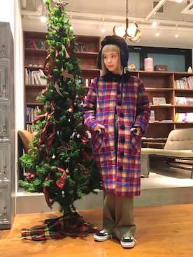 瀬戸あゆみさん（レディース・152cm）の冬コーディネート