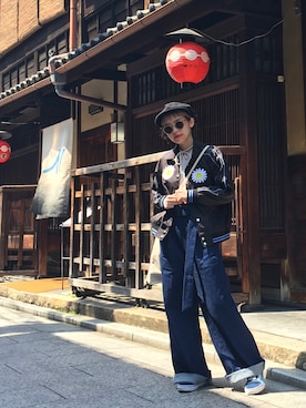 「HENZALOSANGELES」｜瀬戸あゆみさん（レディース・152cm）の春コーディネート
