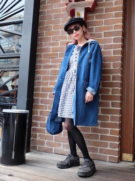 瀬戸あゆみさん(レディース・152cm)の春コーディネート