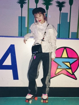 「CANNABIS LADIES（カンナビス レディース）のアイテム」を使った、瀬戸あゆみさん（レディース・152cm）の夏コーディネート
