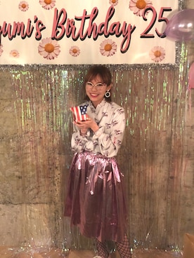 「CANNABIS LADIES（カンナビス レディース）のアイテム」を使った、瀬戸あゆみさん（レディース・152cm）の春コーディネート