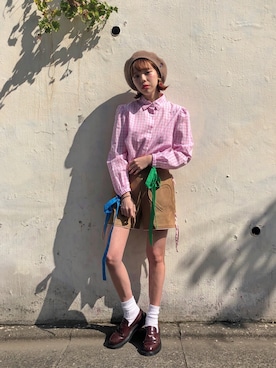 瀬戸あゆみさん（レディース・152cm）の春コーディネート