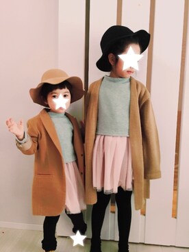 poccciさん（キッズ・120cm）の冬コーディネート