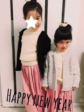 「冬休み」｜「アイテム（その他）」を使った、poccciさん（キッズ・120cm）の冬コーディネート