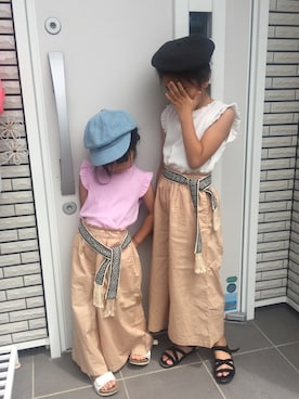 poccciさん（キッズ・120cm）の夏コーディネート