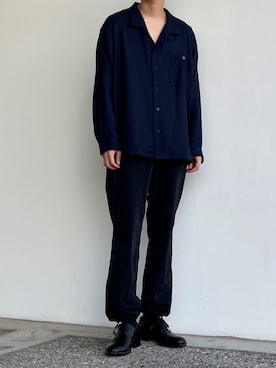 「WhoWhat（フーワット）のアイテム（トップス）」を使った、遠藤　慎吾さん（メンズ・174cm）の秋コーディネート