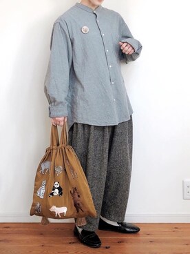 「SO（エスオー）のアイテム（パンツ）」を使った、ゆりあのこあらさん（レディース・158cm）の冬コーディネート