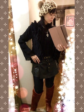 「ESPRIT（エスプリ）のアイテム（ブーツ）」を使った、yuririn0410さん（レディース・156cm）の冬コーディネート