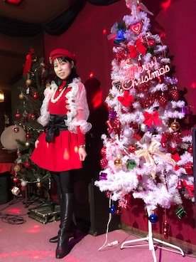 「CLOSE-UP（クローズアップ）のアイテム（スカート）」を使った、yuririn0410さん（レディース・156cm）の冬コーディネート