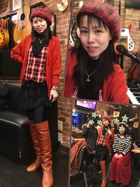 「ESPRIT（エスプリ）のアイテム（ブーツ）」を使った、yuririn0410さん（レディース・156cm）の冬コーディネート